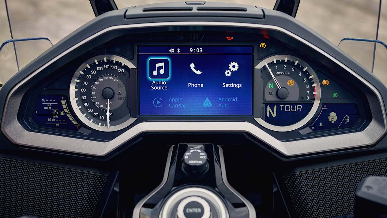 Honda Gold Wing 2025 : tableau de bord