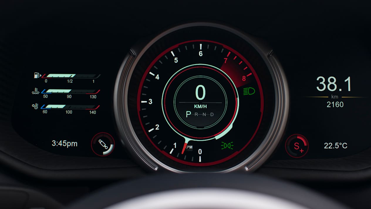 Compteurs digitaux Aston Martin DB11