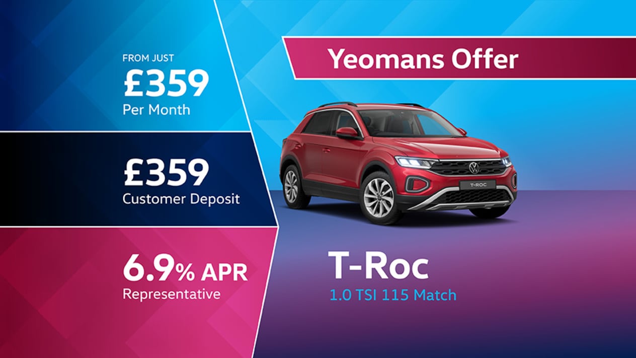Yeomans Offer - Volkswagen T-Roc Match Finance Offer