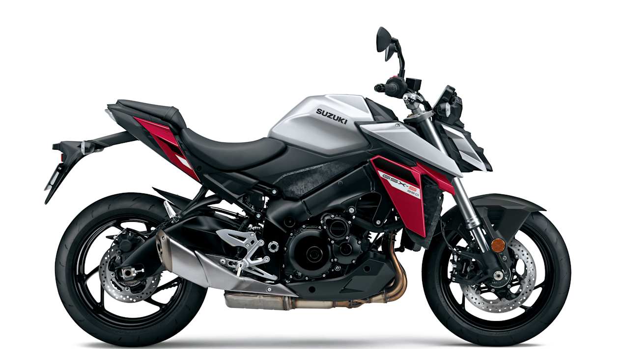 Suzuki GSX S950 : rouge/blanc