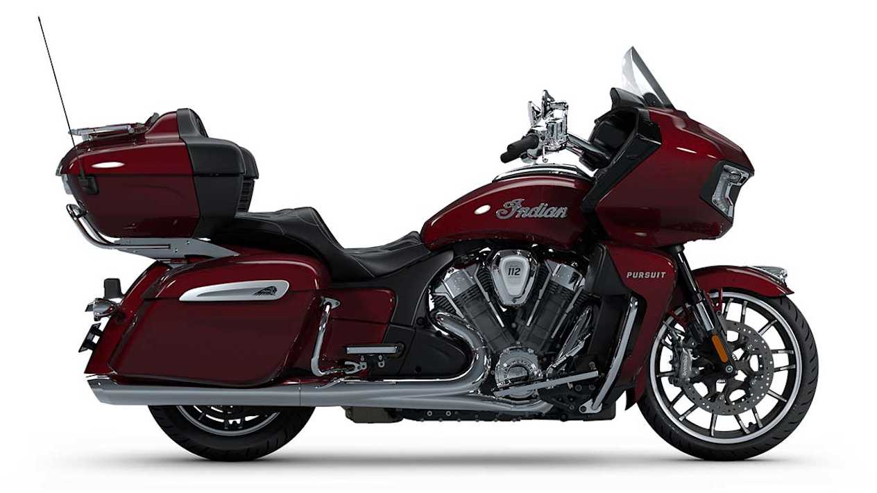 Indian Pursuit limited pack 112 maroon metallic