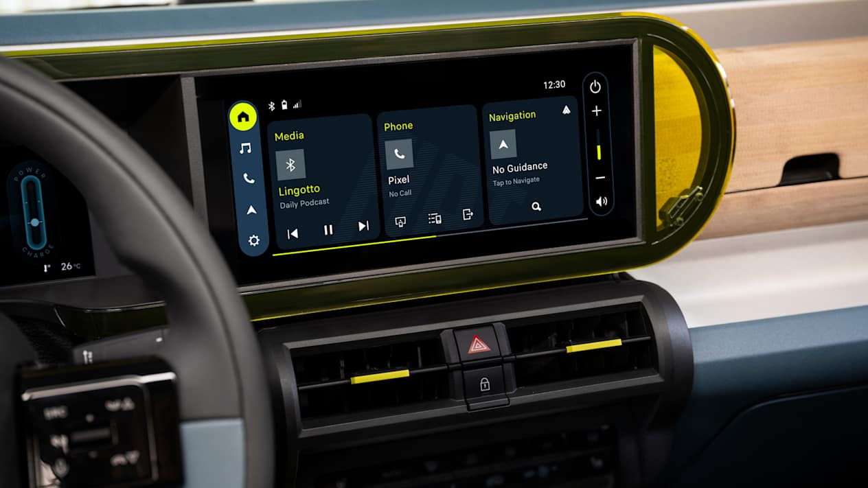 Fiat Grande Panda 2024 : détail écran tactile