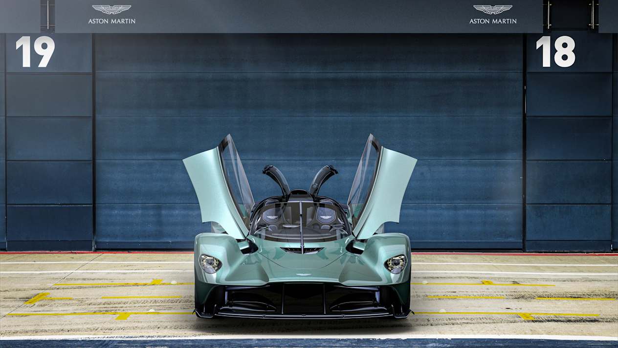 Aston Martin Valkyrie Spider : Face avant