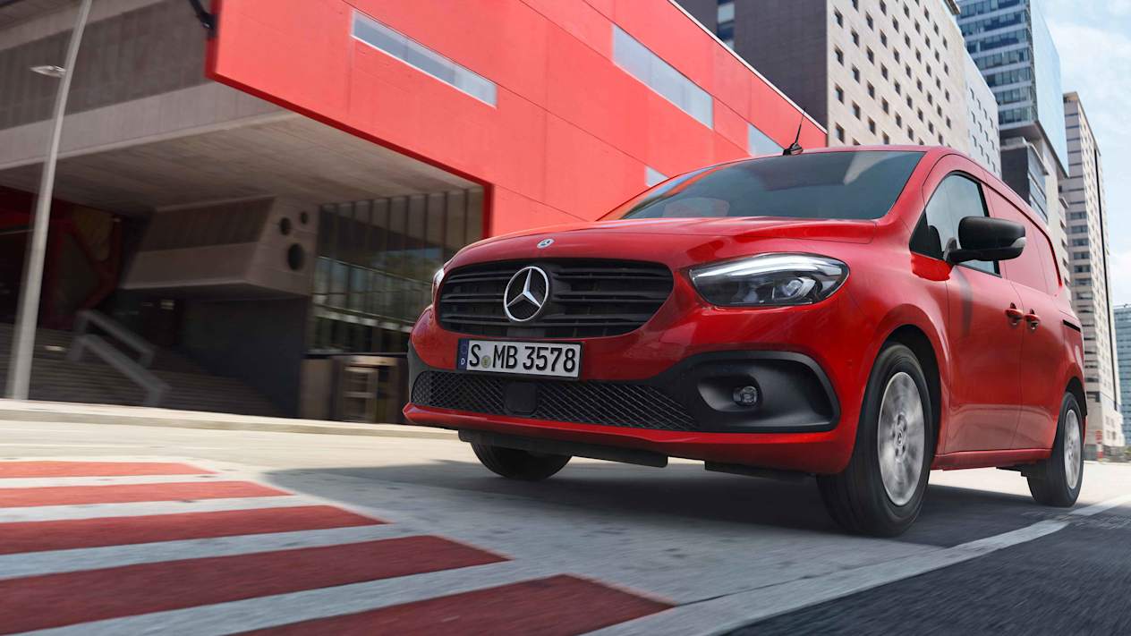 Mercedes Citan van is small but with an impressive payload