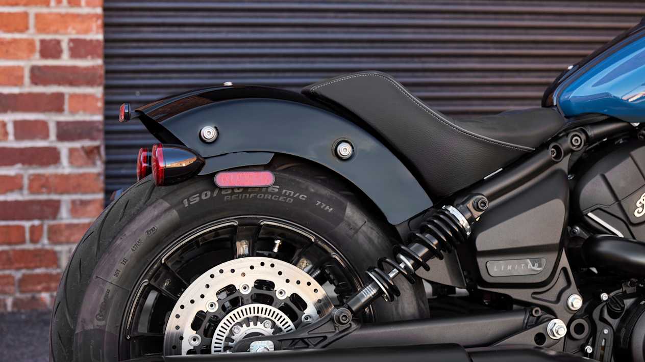 Indian Sport Scout Limited 2025 : détail garde-boue arrière
