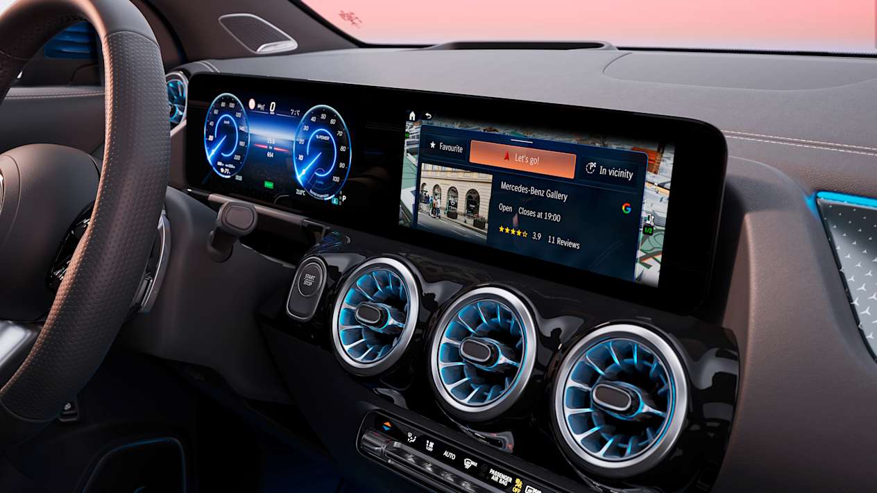 Mercedes EQA 2024 : écran tactile