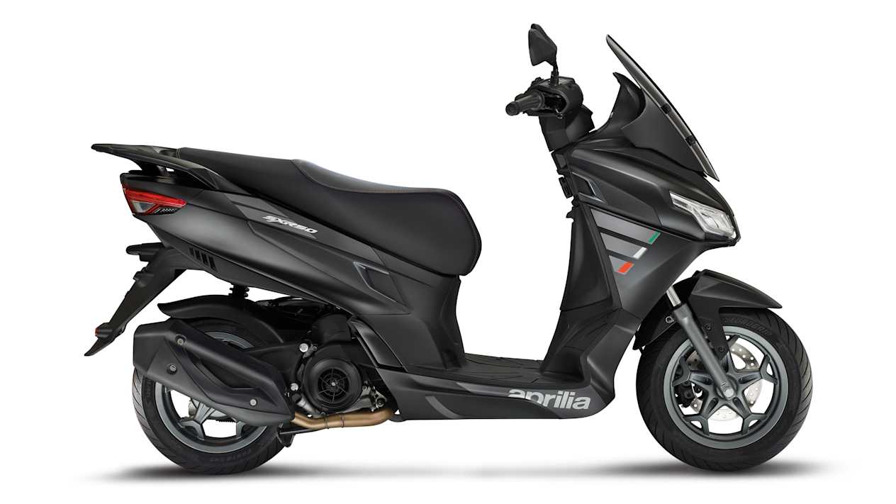 Aprilia SXR 50 Enigma Black profil