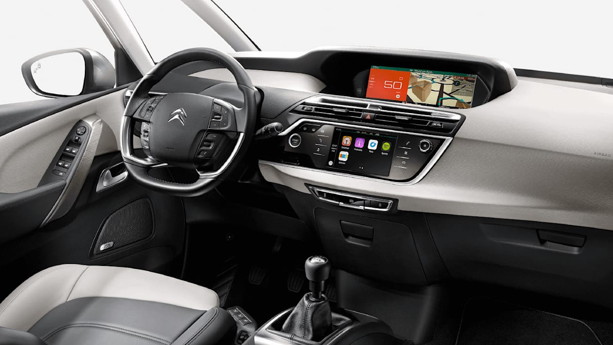 Citroen Grand C4 SpaceTourer intérieur écran panoramique HD