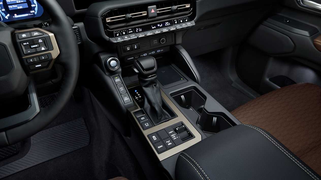 Toyota Land Cruiser 2024 : console centrale