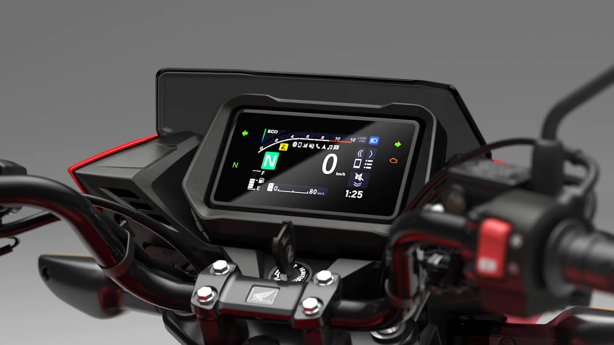 Honda CB125F 2025 ecran 