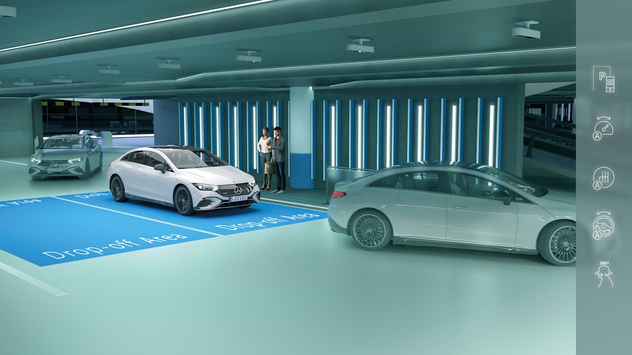 Mercedes EQE Intelligent Park Pilot