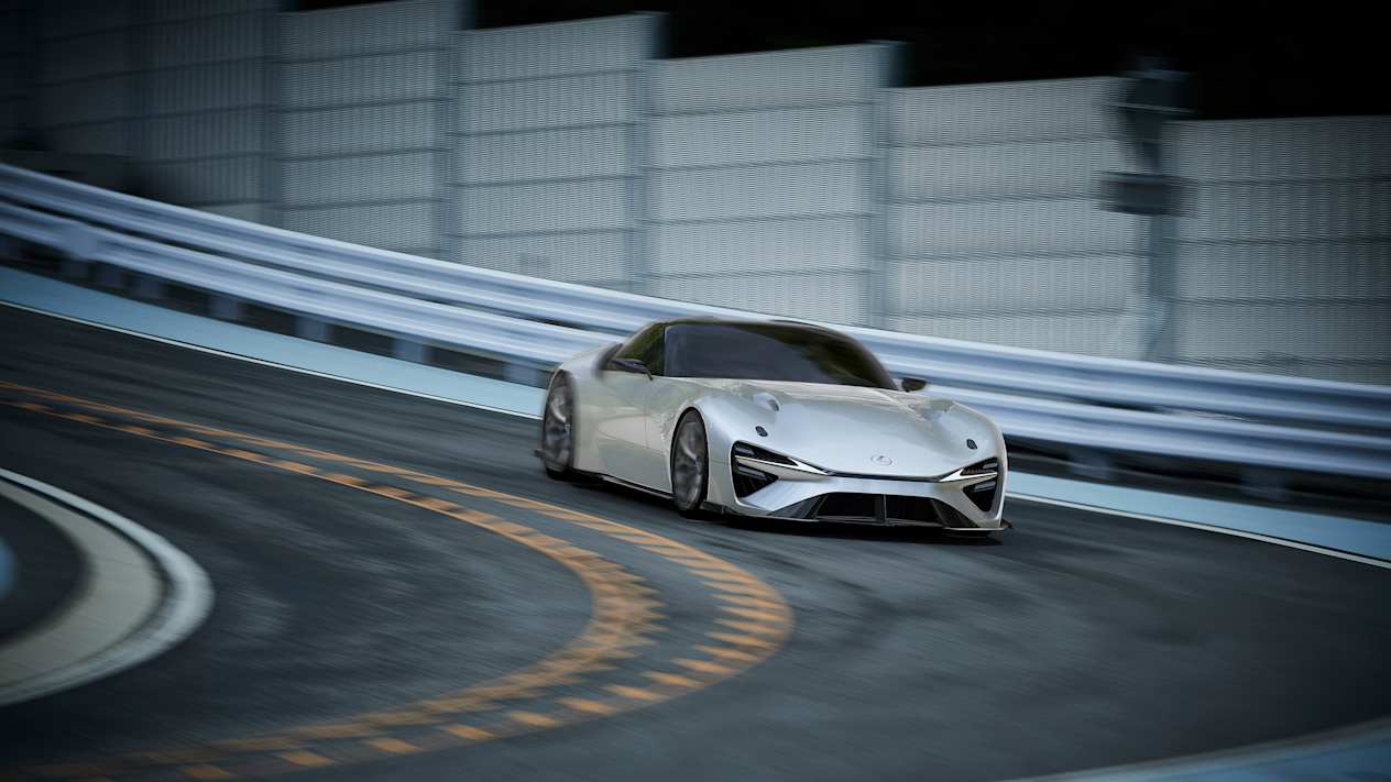 lexus electric sportscar