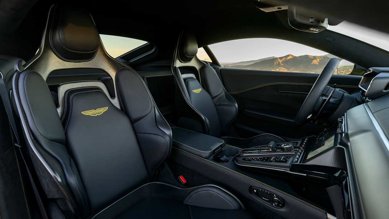 Aston Martin Vantage 2024 : sièges