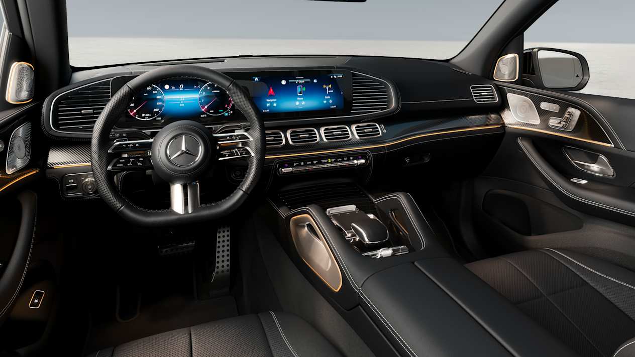 Gamme Mercedes GLS 2023 poste de conduite