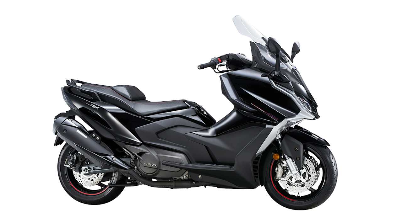 Kymco AK Premium 2024 Noir Brillant : profil