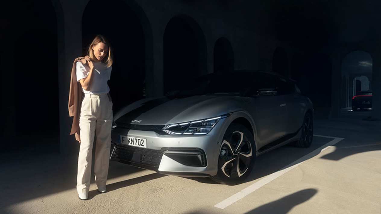 Kia EV6 jeu d'ombres