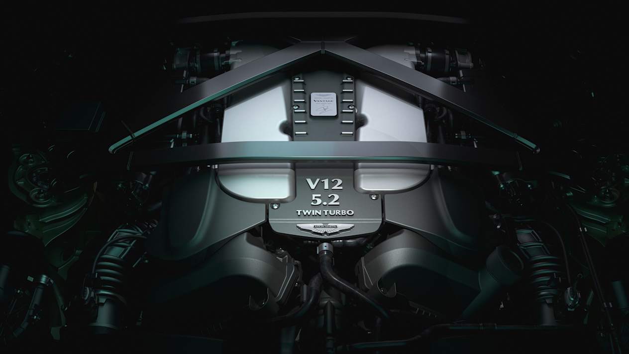 Aston Martin Vantage V12 : Moteur