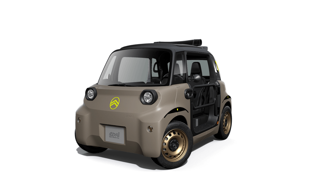 Citroën Ami Buggy Palmeira 2025 : trois quarts avant gauche statique
