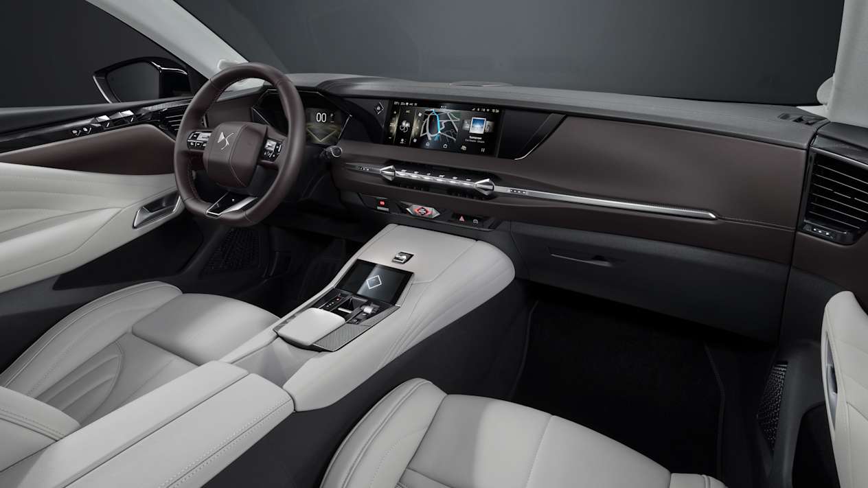 DS 4 Intérieur cuir blanc