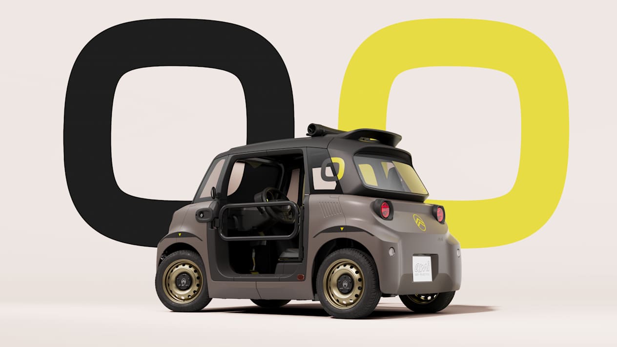Citroën Ami Buggy Palmeira 2025 : trois quarts arrière gauche statique