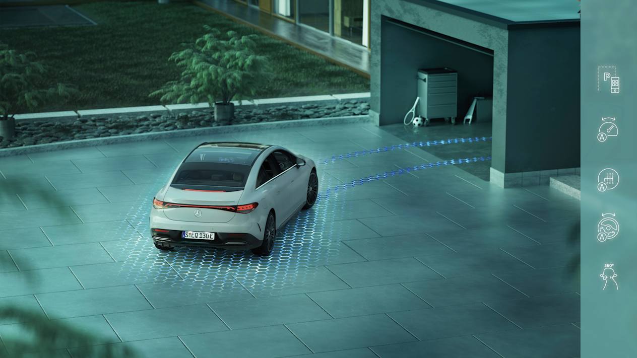 Mercedes EQE Parking Package