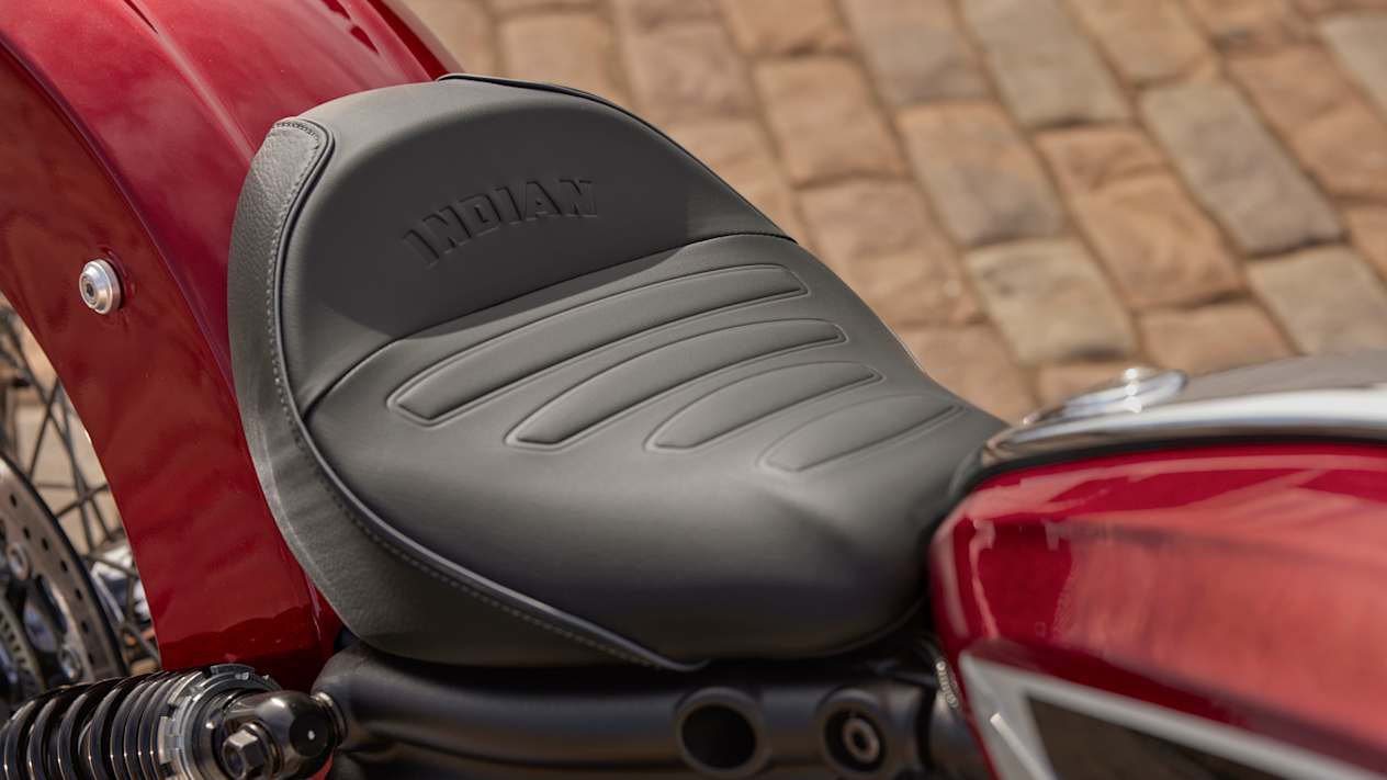 Indian Scout Classic Limited + Tech 2025 : détail selle