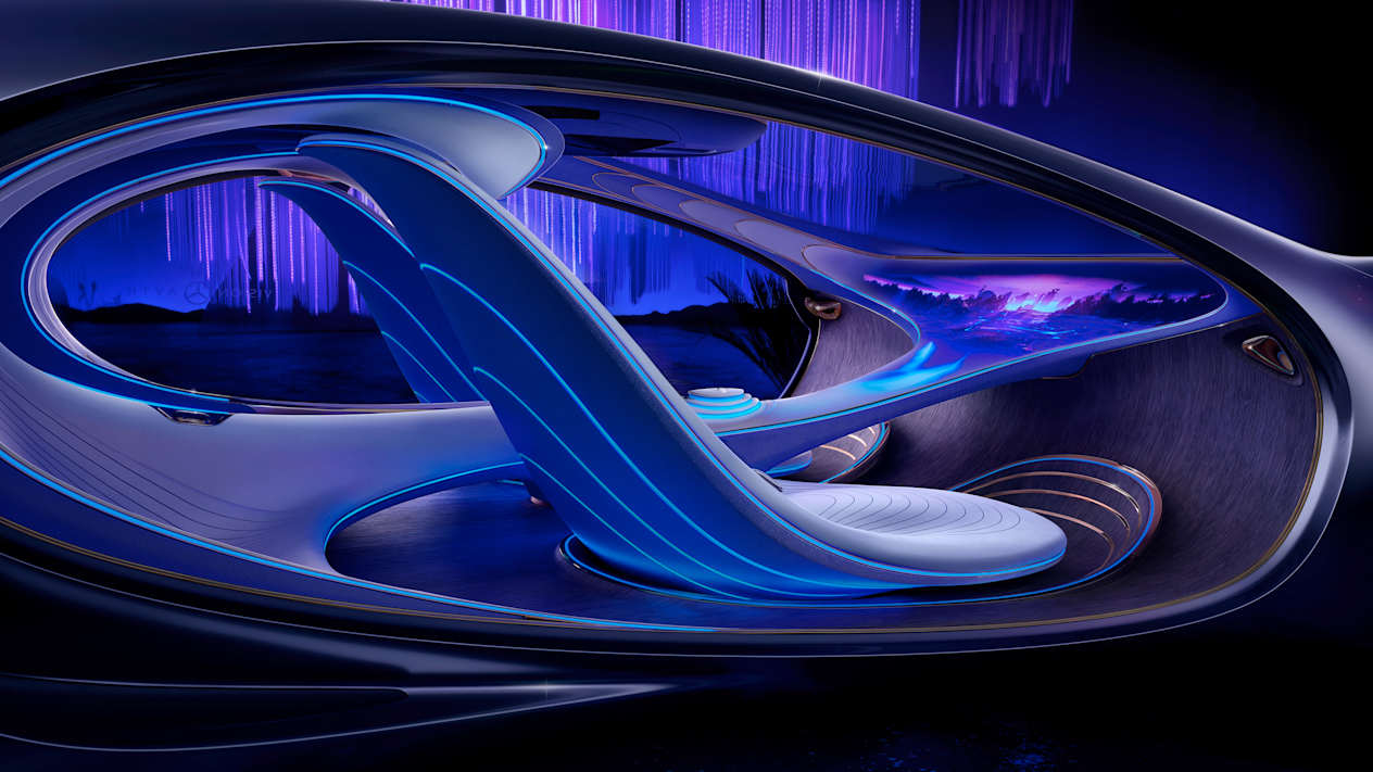 Intérieur du Mercedes Vision AVTR