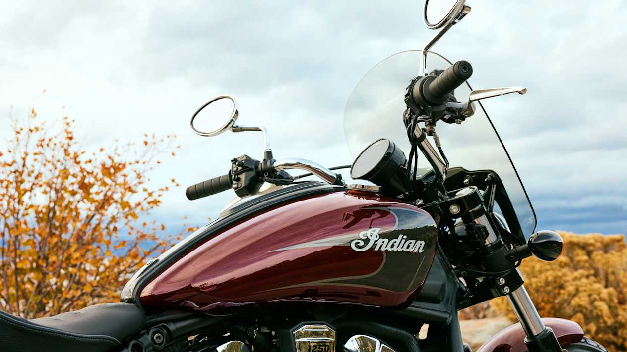 Indian Super Scout 2025 : détail réservoir
