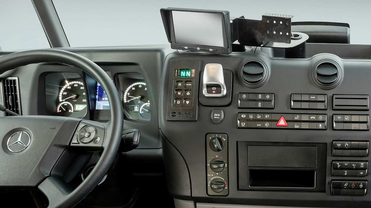 Habitacle du Mercedes-Benz Econic