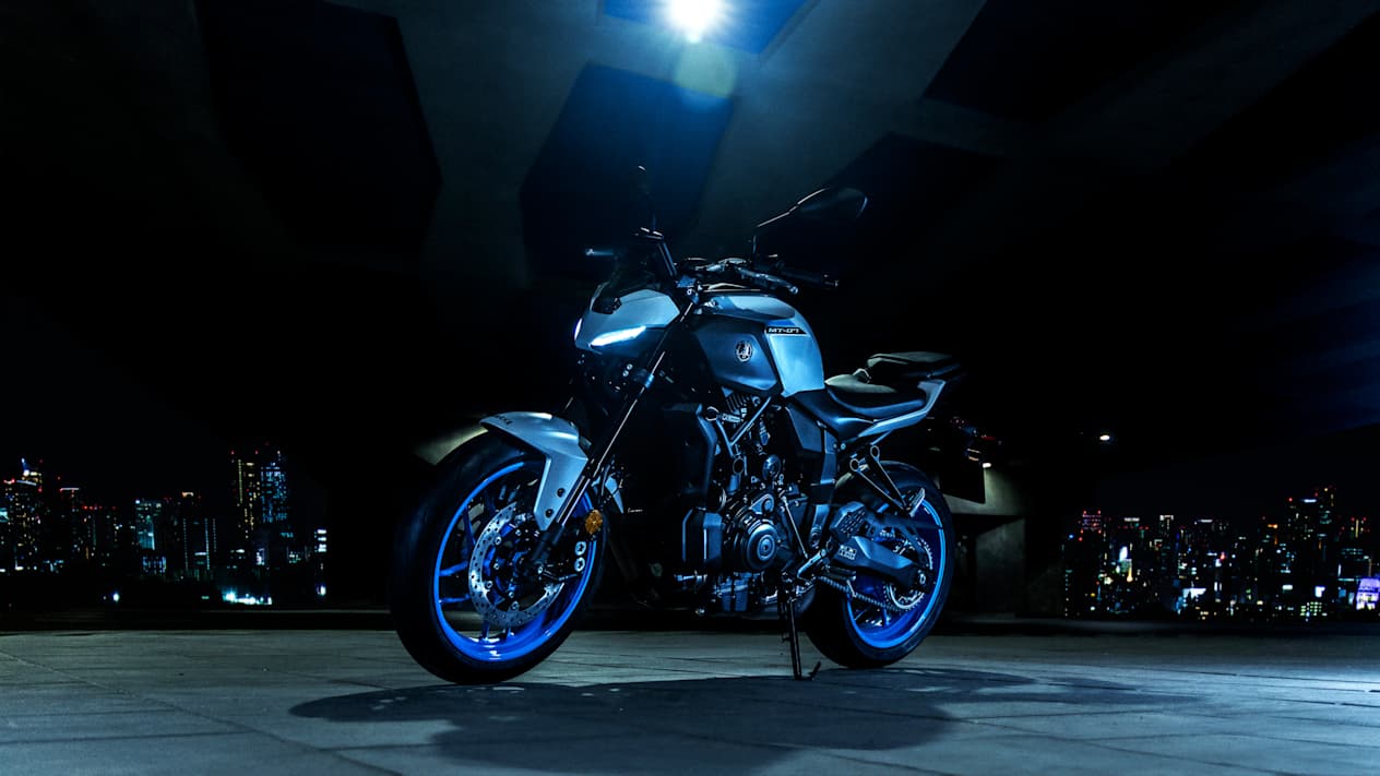 yamaha mt-07 2025 3/4 avant