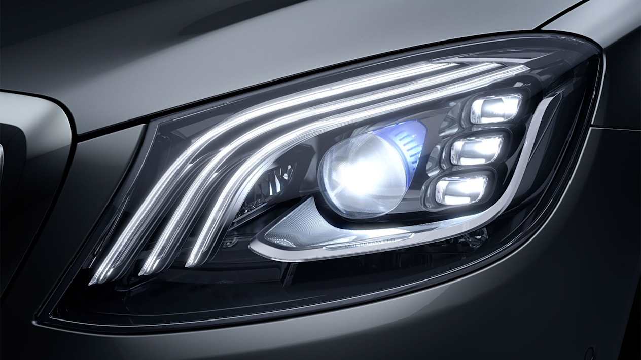 Mercedes Classe S phare