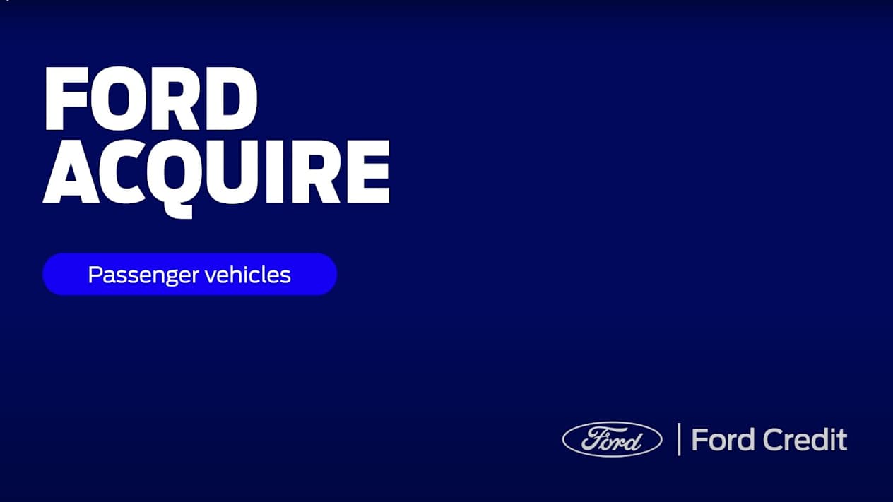 Ford Acquire Place holder 