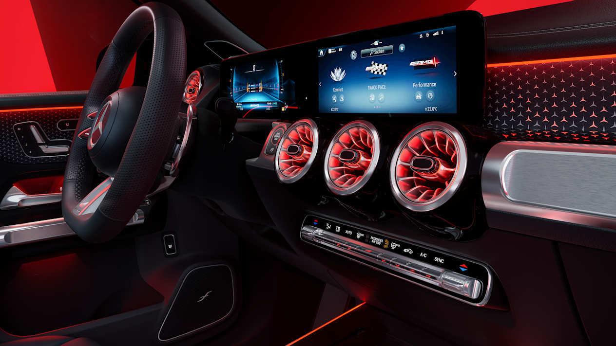 Mercedes GLB 35 AMG 2023 : écrans et planche de bord
