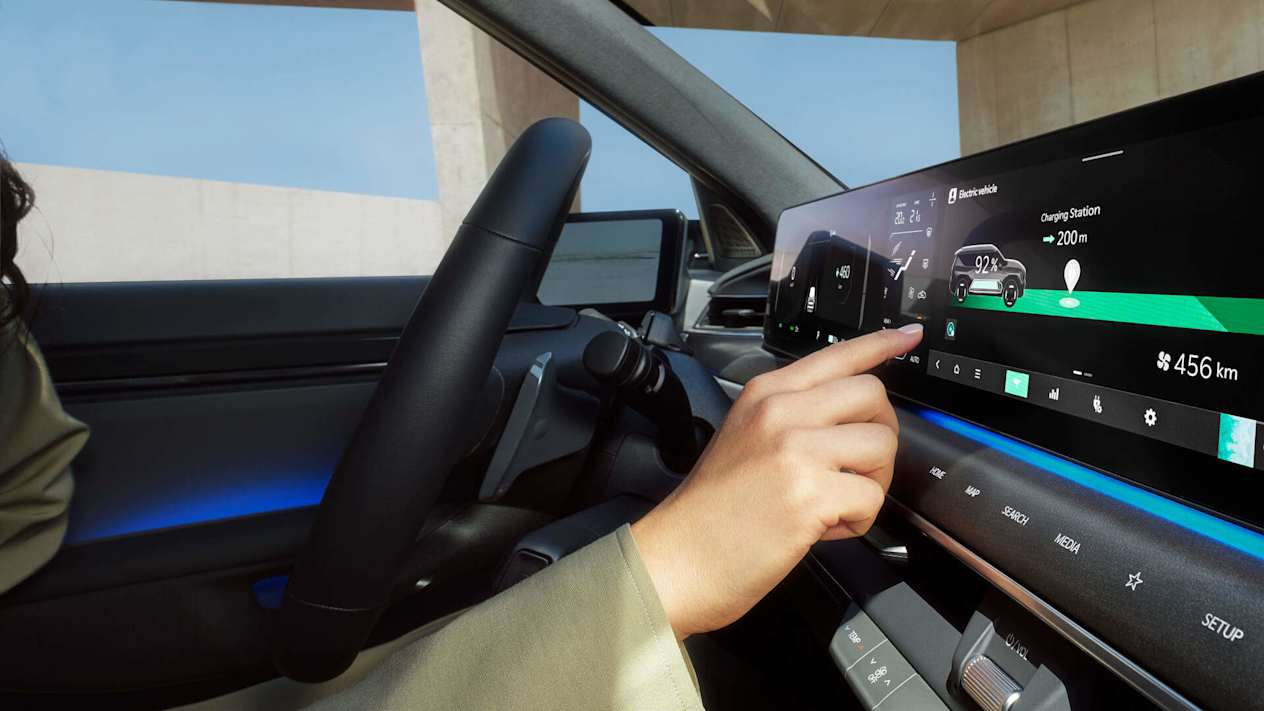 Kia EV9 GT-Line 2024 : écran tactile