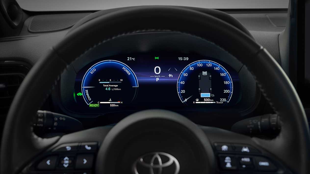 Toyota Yaris Cross 2024 : écran compteurs