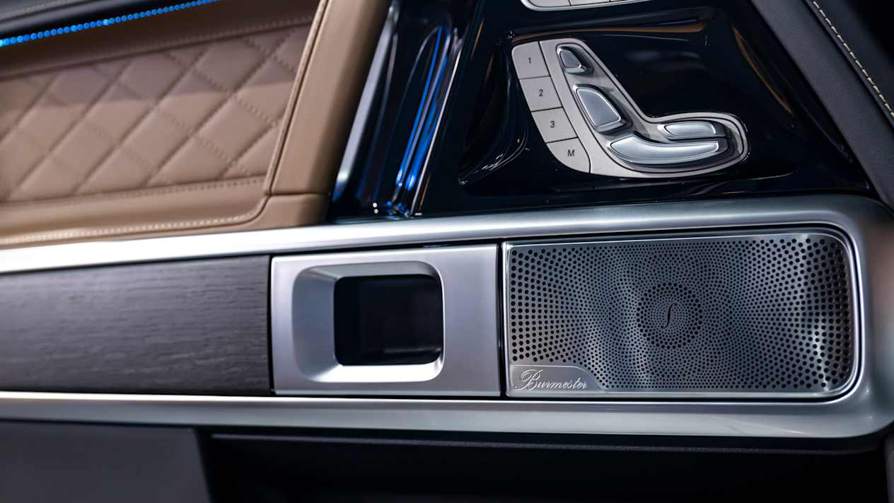 Mercedes Classe G 500 2024 : détail contreporte