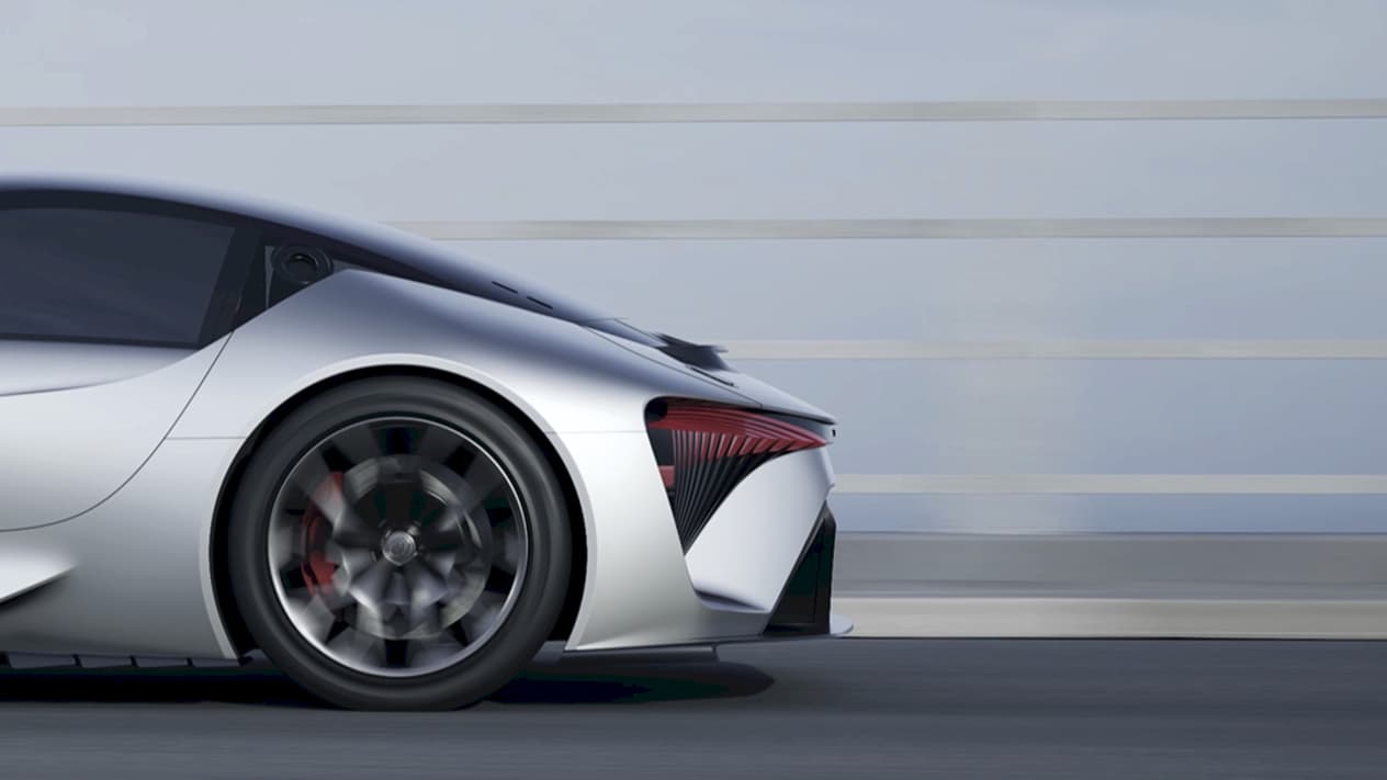 lexus electric sports car 