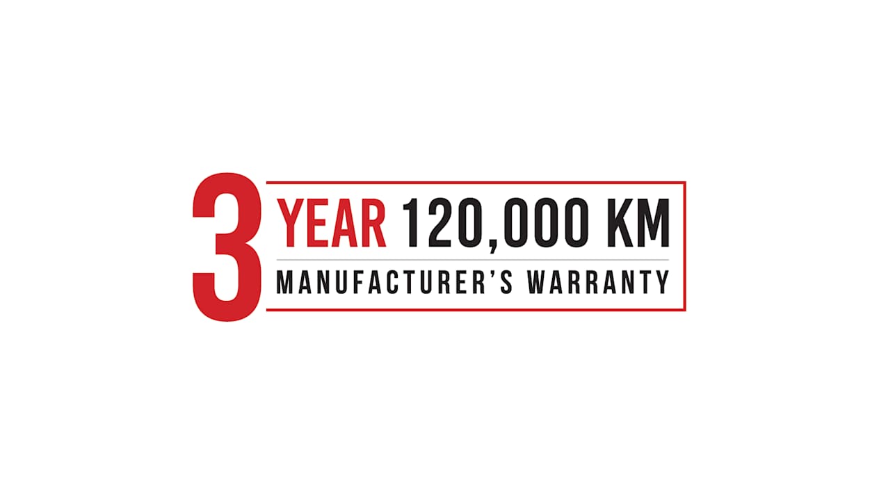 MG T60 Logo 3 year warranty 