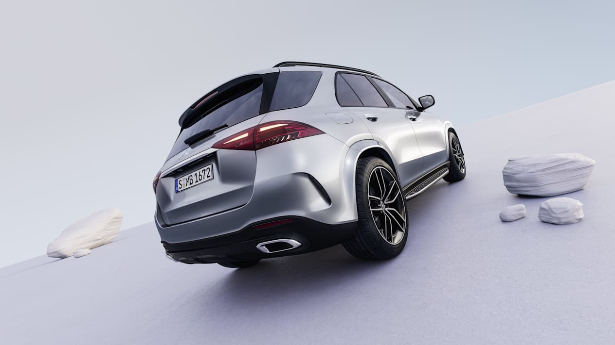 Mercedes GLE 2023 : trois quarts arrière
