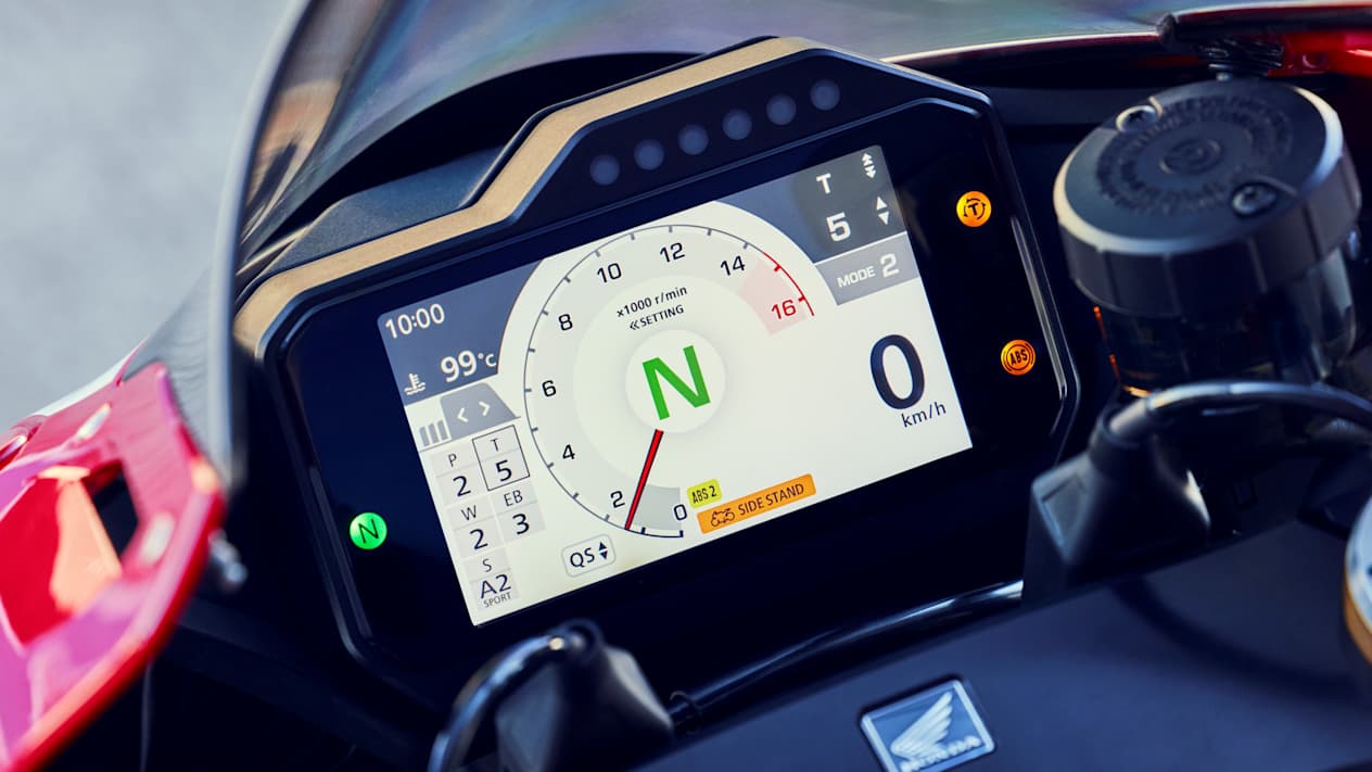 Honda Fireblade SP CBR1000RR-R 2024 : écran compteurs