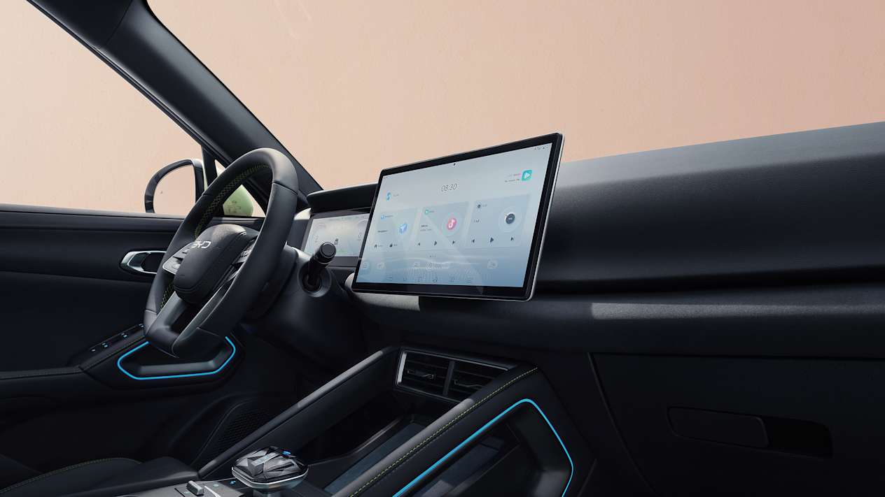BYD Atto 2 2025 : détail écran tactile