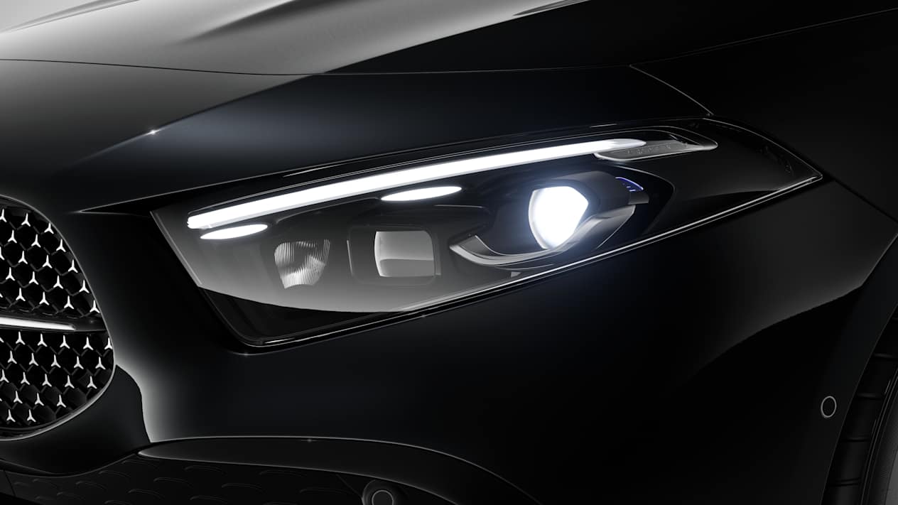 Mercedes Classe A projecteurs multibeam LED