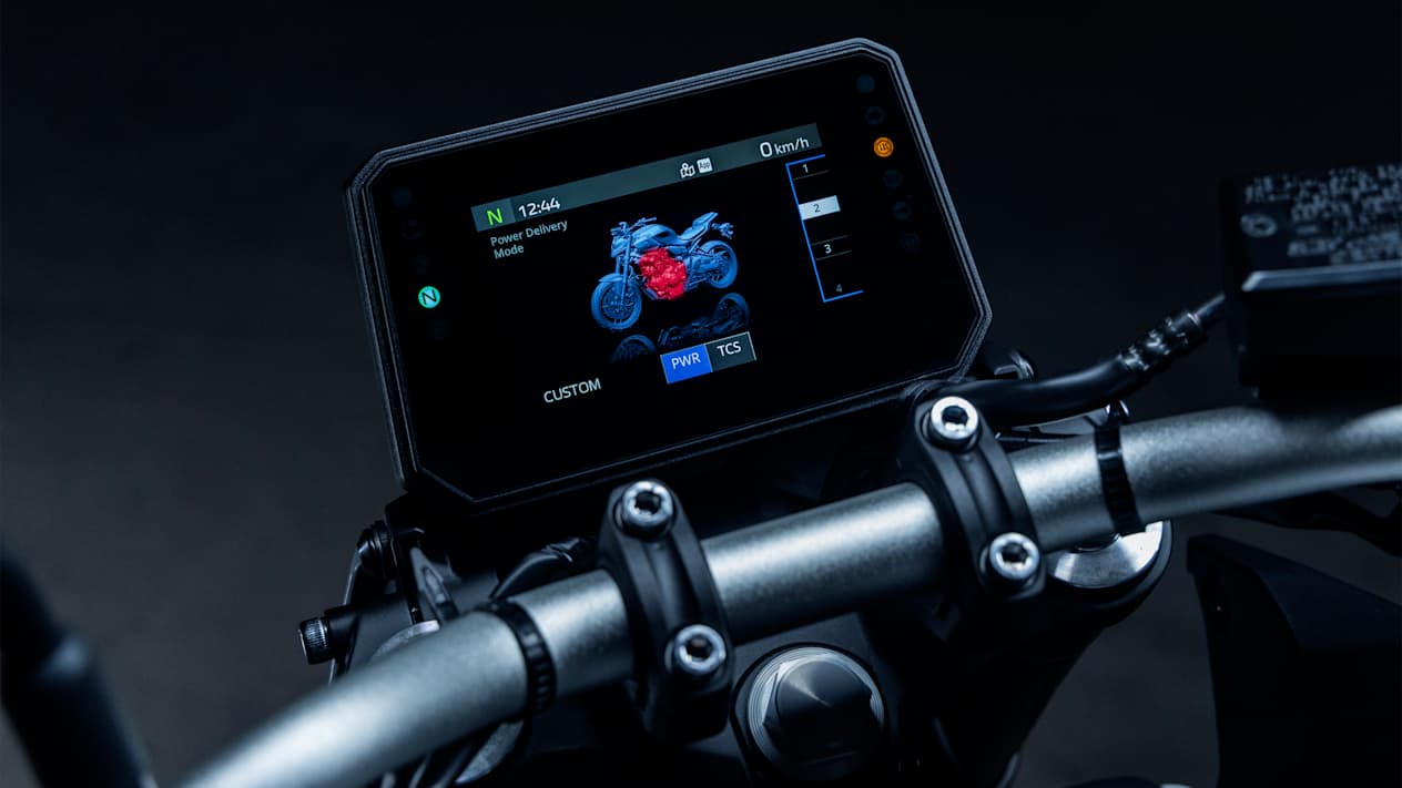 yamaha mt-07 2025 ecran tft