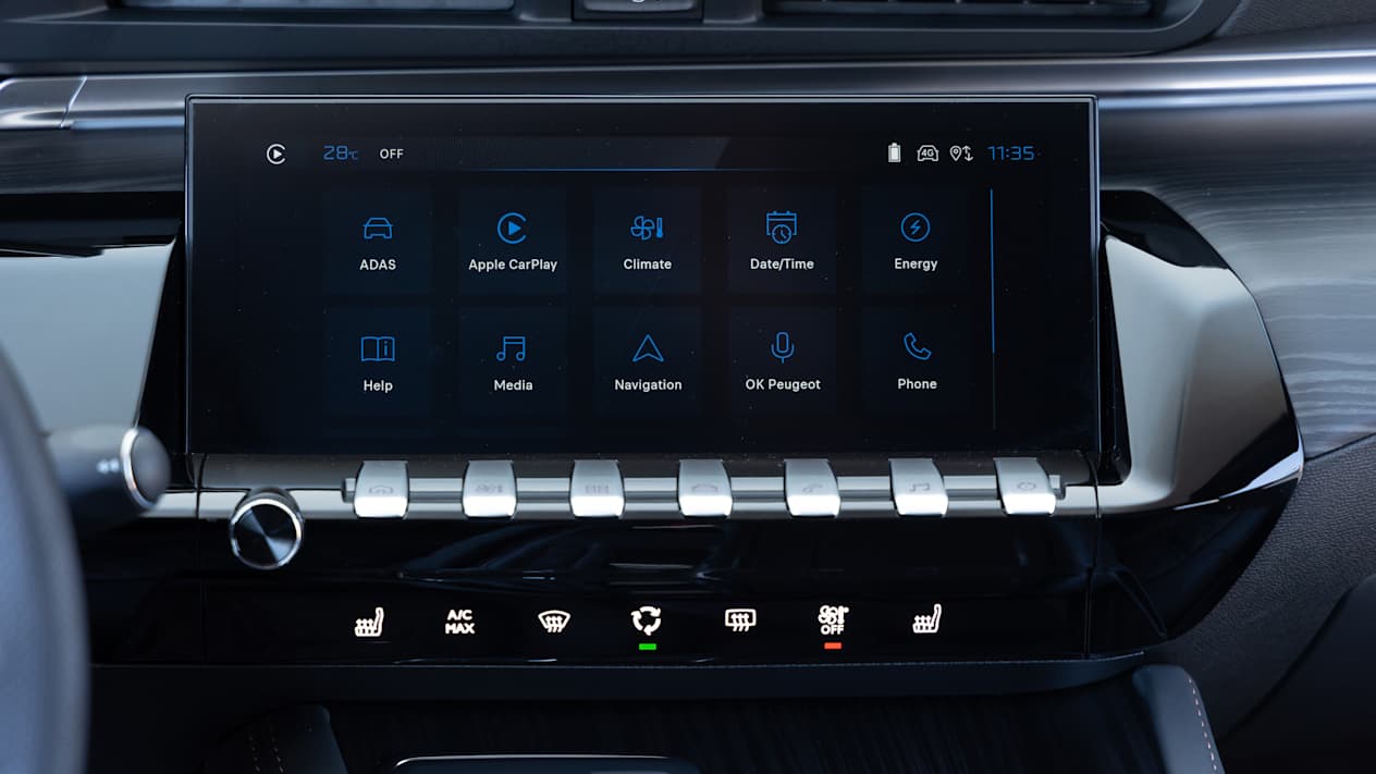 Peugeot 508 2023 : écran tactile