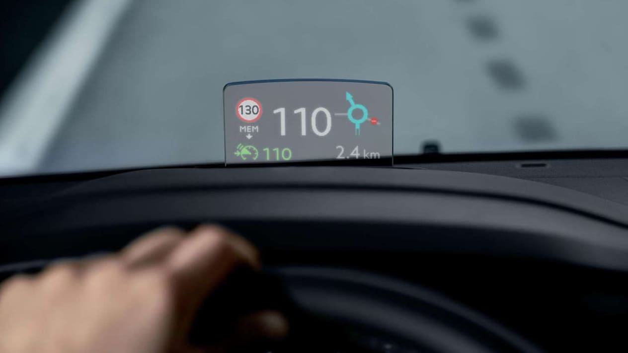 Peugeot e-Traveller vision tête haute