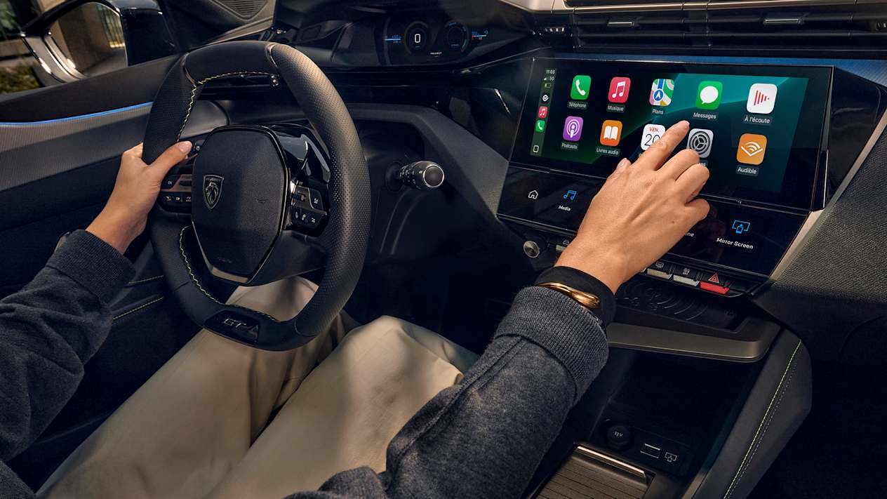 Peugeot 308 2025 : Apple Carplay sans fil