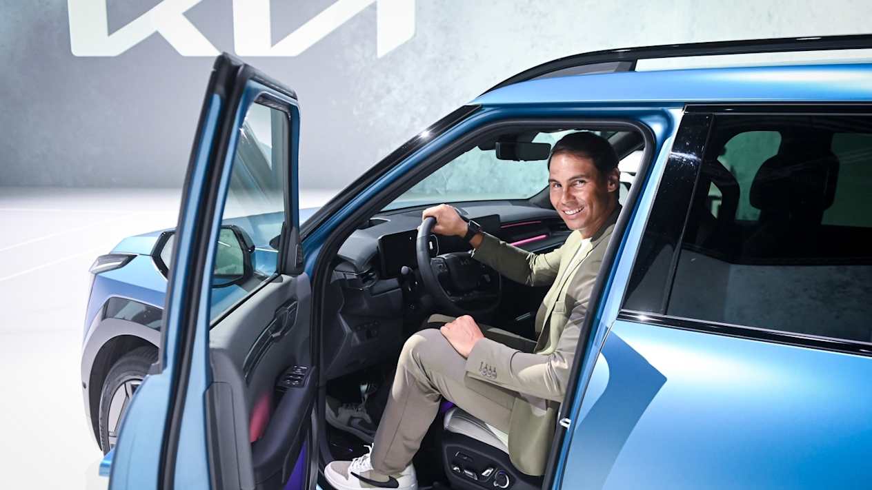 Kia EV9 Madrid Event with Rafael Nadal in the EV9