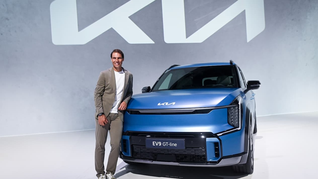 Kia EV9 Madrid Event with Rafael Nadal