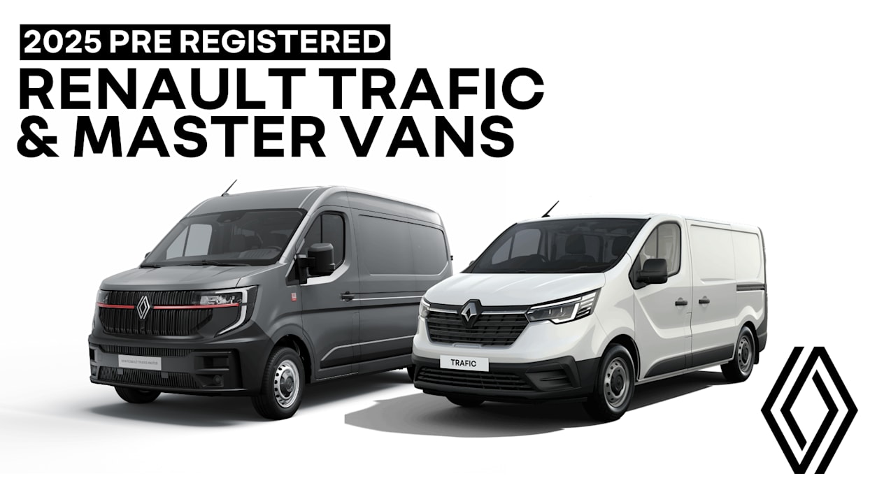2025 Pre Reg Renault Trafic & Master Vans