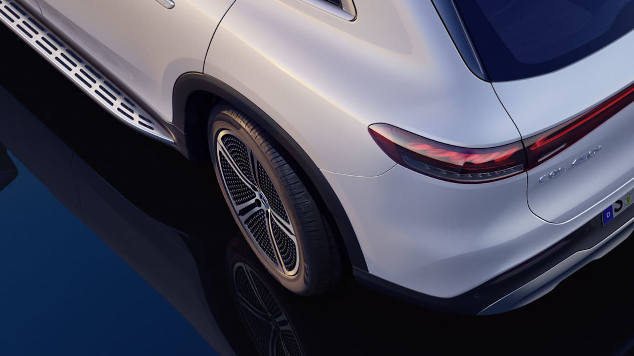 EQS SUV de Mercedes-EQ : Roues arrière directrices